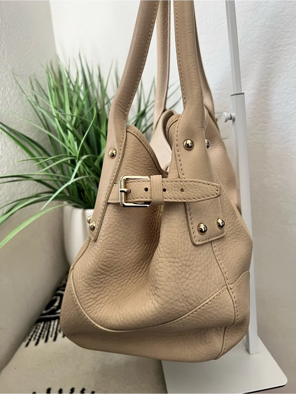 Dooney & Bourke Belvedere Logo Lock Satchel
